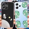 Cute Flower Cat Painted Case For Xiaomi Redmi 12 5G 2023 Soft Silicone TPU Back Cover For Redmi12 5G Global Phone Bumper