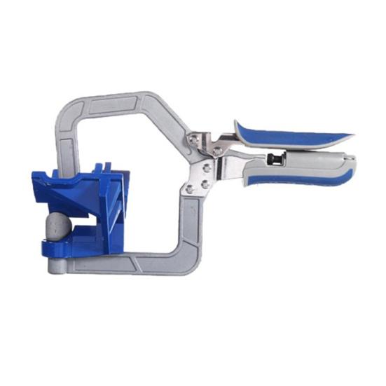 90-Degree Corner Clamp Ergonomic Handle Adjustable Thickness Multipurpose Handheld Right Angle Clamp Woodworking Tool