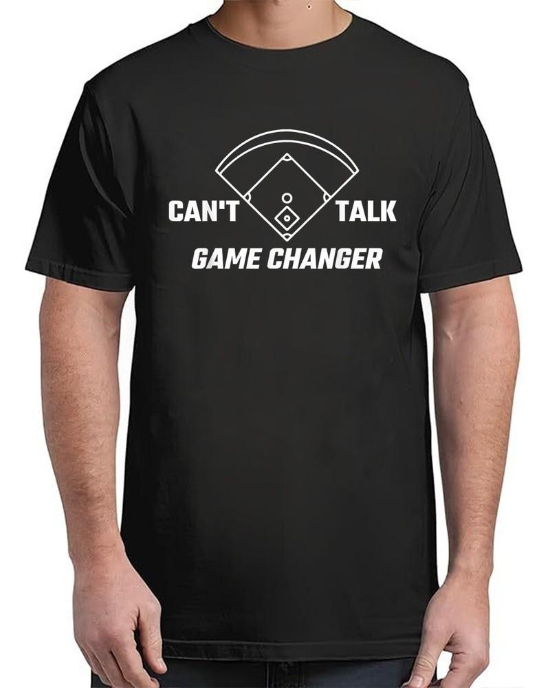 Can t Talk Game Changer Funny Vintage Adult S-4XL Unisex T-Shirt L