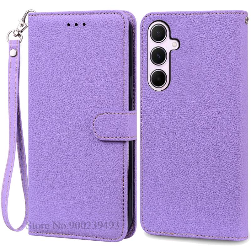 

Чехол A56 5G для Samsung A56 5G, кожаный чехол-кошелек, откидная крышка для Samsung Galaxy A56, чехол-подставка, чехол-книжка, чехол Fundas Etui For Samsung A56 5G