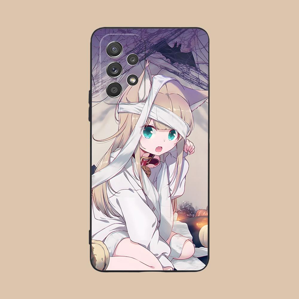 Anime Kinako Hara Mobile Phone Case for Samsung Galaxy A56 55 54 53 52 51 36 35 34 23 16 15 5G Colorful Cover Cover Pretty
