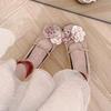 Fashion Flower Women Mary Jane Shoes Elegant Dress Lolita Woman Sandals 2025 New Fashion Cozy Designer Shoes Luxury Soft Chaussure Femme