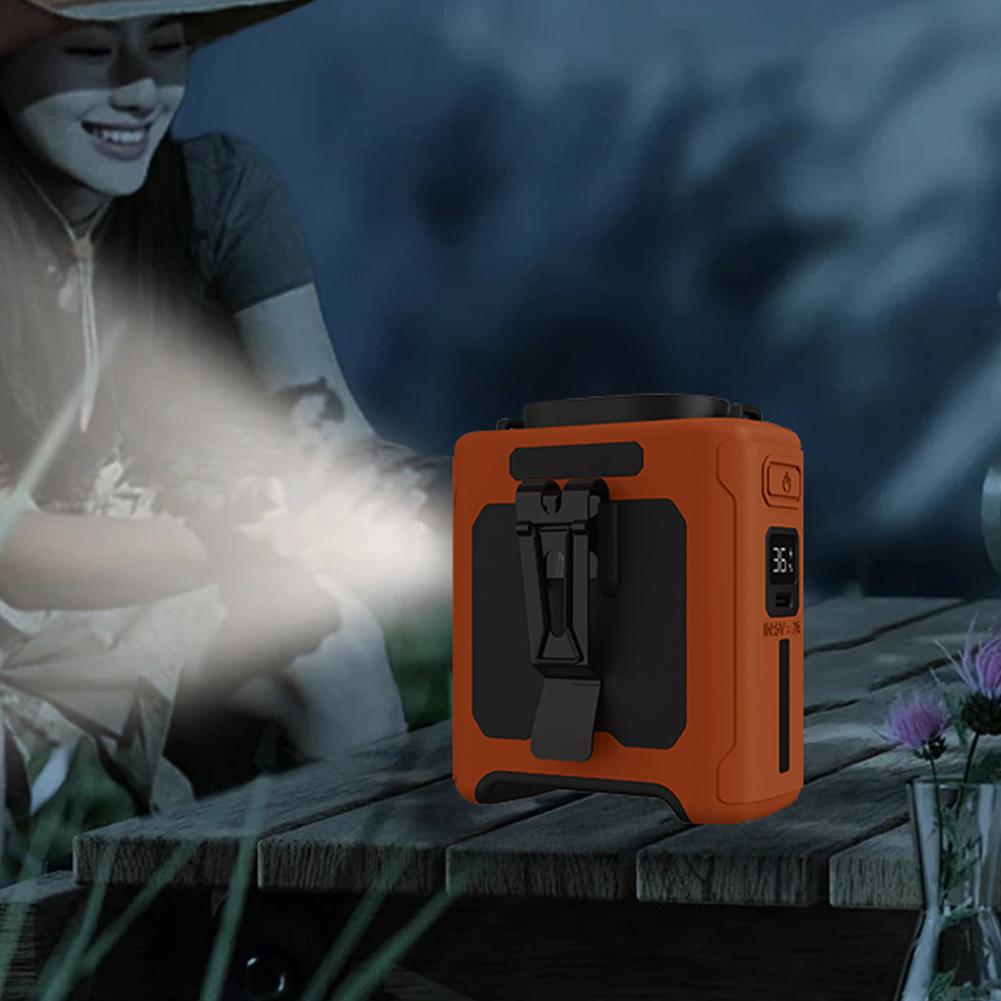 Portable Waist Fan with Power Bank Cool Waist Fan Brushless Motor Belt Personal Cooling Fan for Sports Cooking Outdoor Work