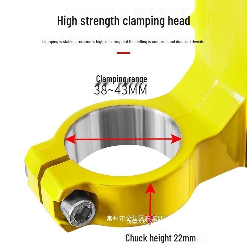 High-Precision Bench Drill Stand - Industrial Grade Multifunctional Hand Drill Holder for Home Use