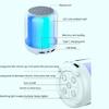 Portable Wireless Bluetooth-compatible Speaker Mini Player Colorful LED Light