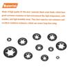 360Pcs 9 Sizes Internal Tooth Star Lock Washers Replacement Quick Speed Locking Washers Retaining Clips Fasteners