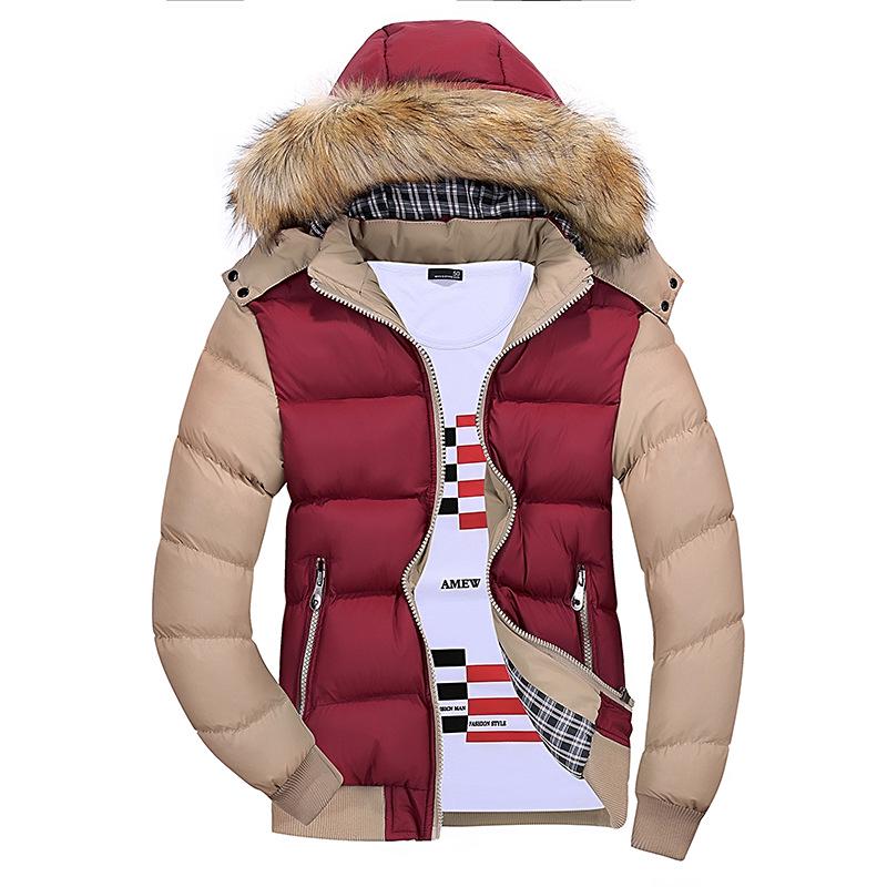 Men Cotton Jacket Autumn Winter Jackets Slothing Mens Jackets Large Size Thickened Caps