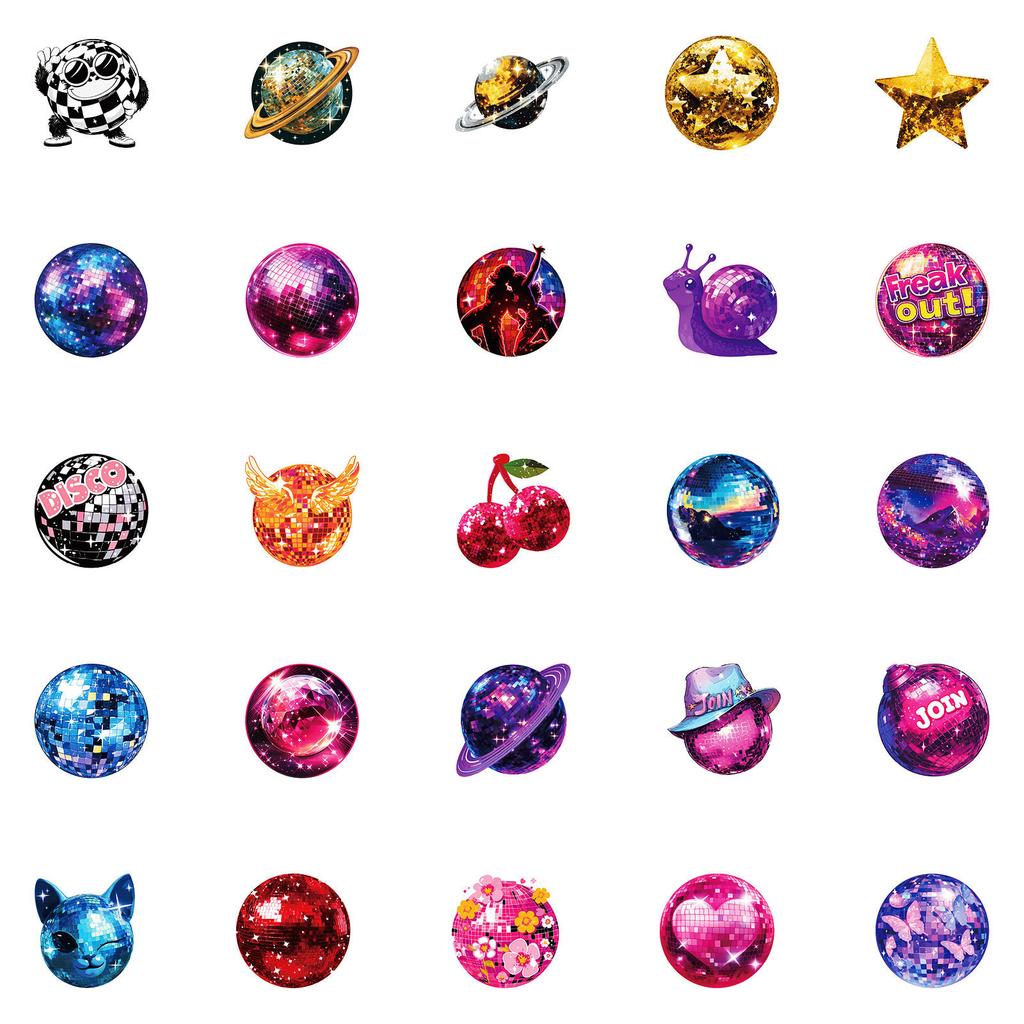 50 New Cool Planet Graffiti Stickers Decorate Laptop Stickers