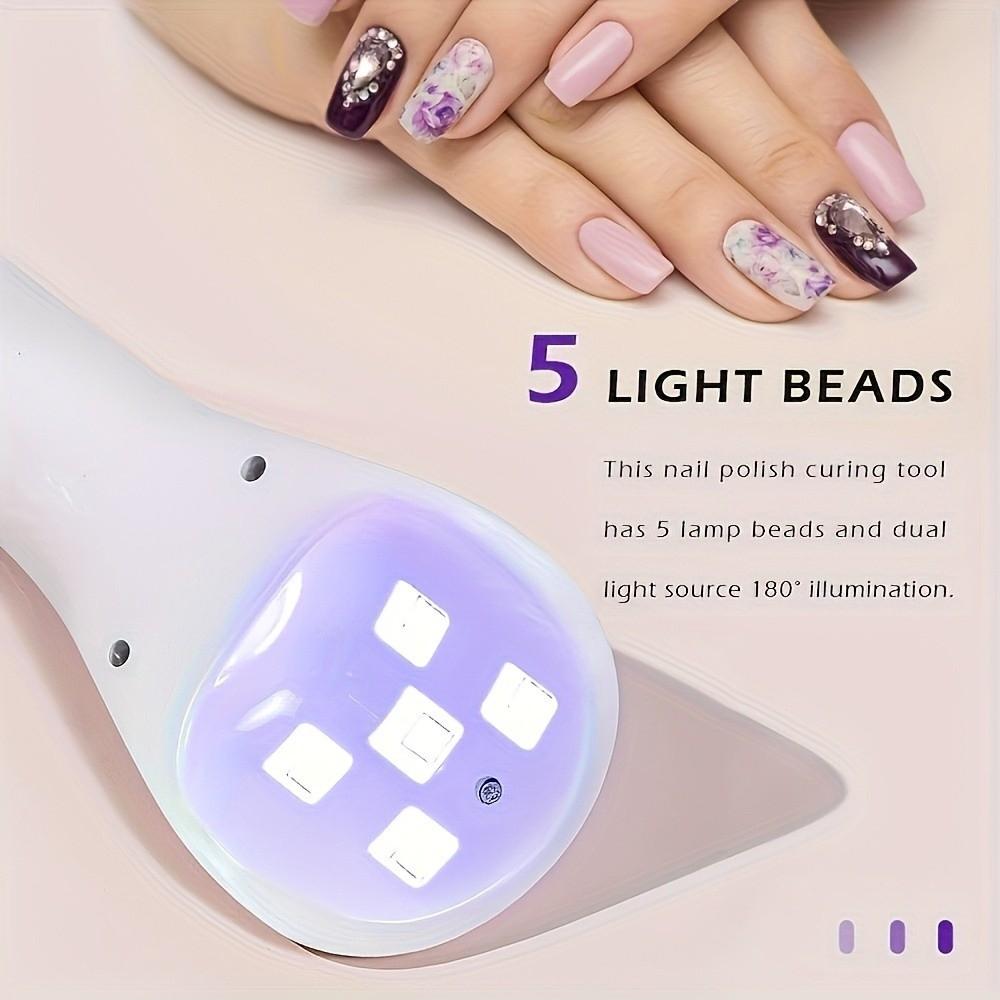 Quick Drying Nail Dryer Portable Mini Manicure Lamp UV LED Nail Lamp Manicure Accessories