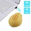 RUUNNER Cute Hamster Wireless High Funny Mouse with USB Suitable for and People with Small Yellow Mouse, 2.4GHz Mouse, Stylish, Compact, Lightweight,