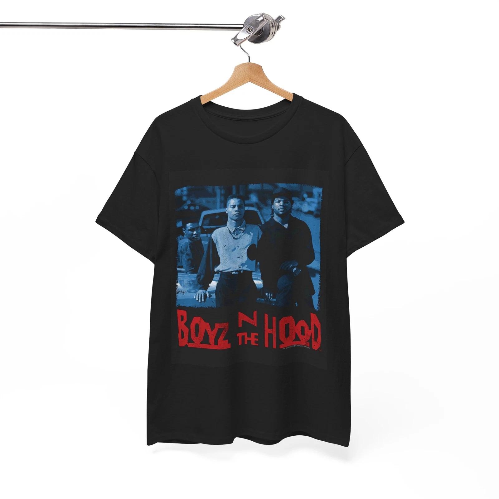 Boyz N The Hood Tshirt Poster 90s Retro Movie Ice Cube Unisex Heavy Cotton Tee 2XL