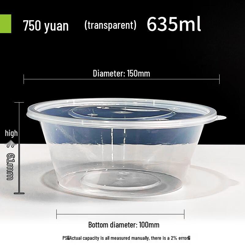 Disposable Plastic Takeout Food Containers