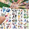 10 Blatt Cartoon Cool Fußball Tattoo Aufkleber Für Hand Arm Körper Dekorativ Wasserdichte Tattoo Aufkleber Kinder Kreative Party Geschenke