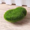 Artificial Moss Rocks Green Realistic Textured Stone Decor for Fairy Gardens Terrariums Miniature Landscaping Indoor Use Only