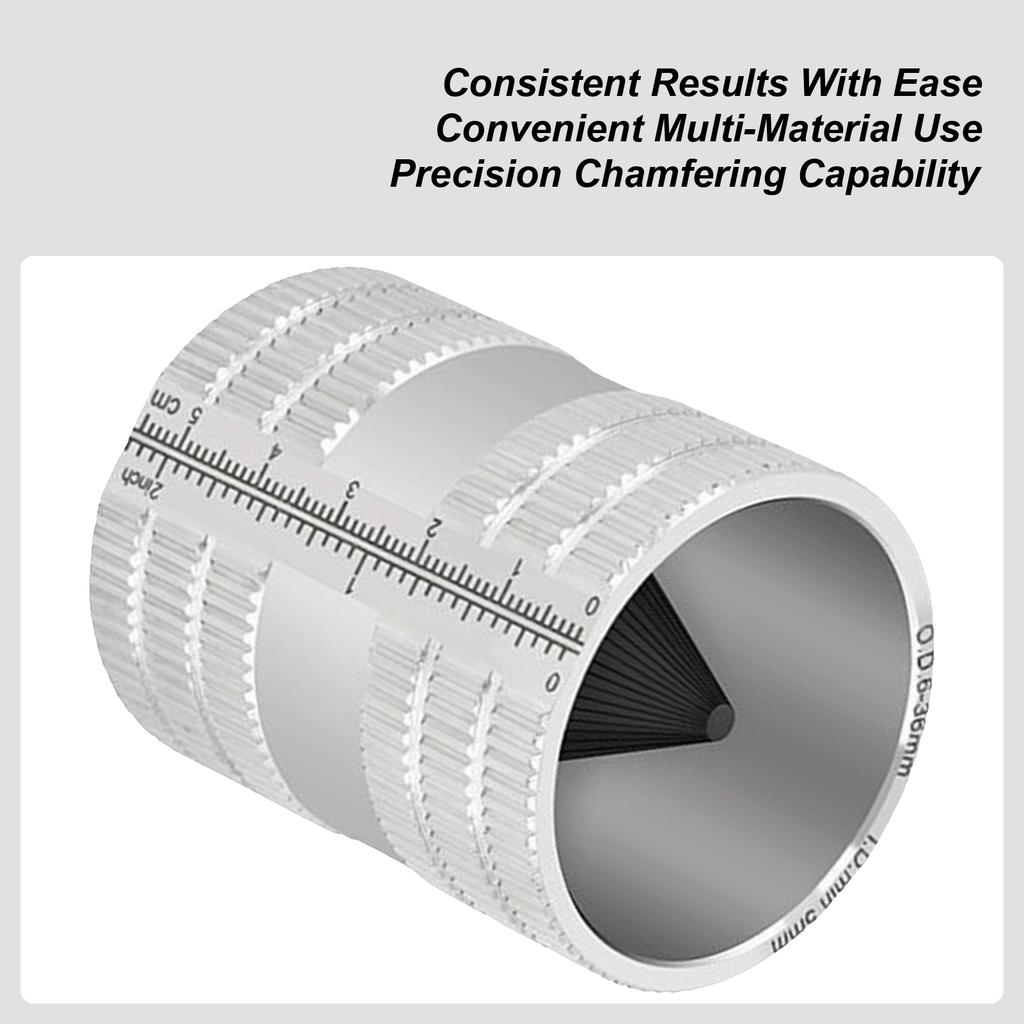 Pipe Reamer Tubing Chamfer Tool Deburring Machine Stainless Steel Professional Chamfer For Maintenance Metalworking Plumbing
