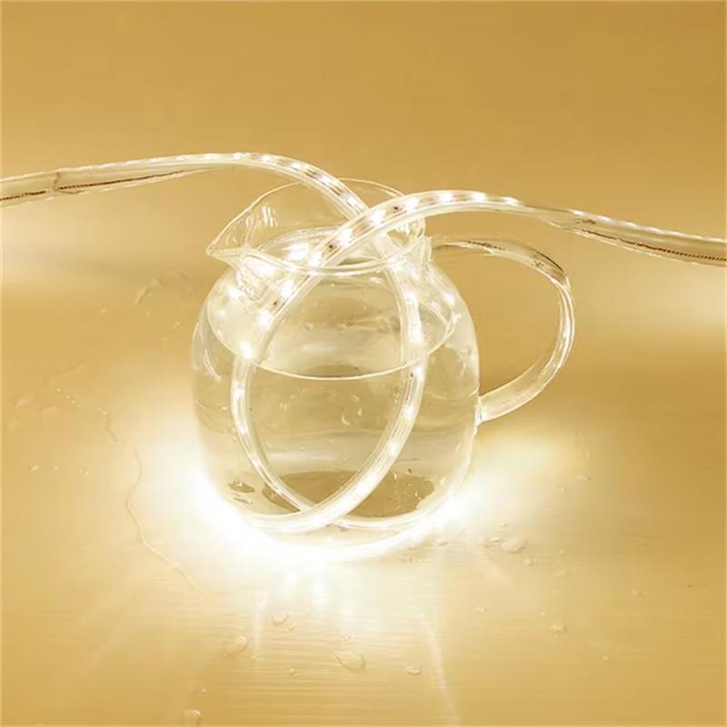 220v Led strip 2835 High Brightness 120LED/m with ON-OFF Switch Waterproof Flexible Led Tape Diode Lamp for Home Room Decor