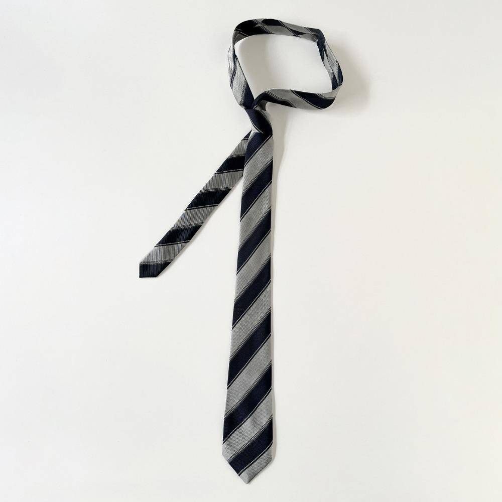 Korean Striped Tie Printed Shirt Tie Decoration Clothing Decoration JK Uniform Necktie  Students