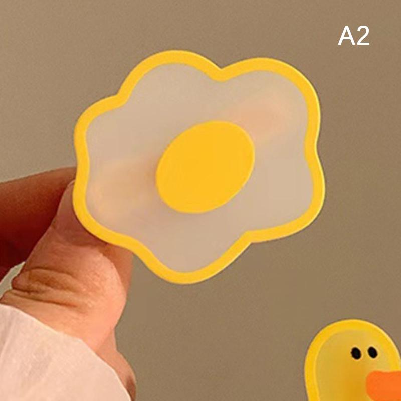 

Корейская весенняя милая мультяшная пластиковая заколка для волос с желтым яйцом и уткой для девочек