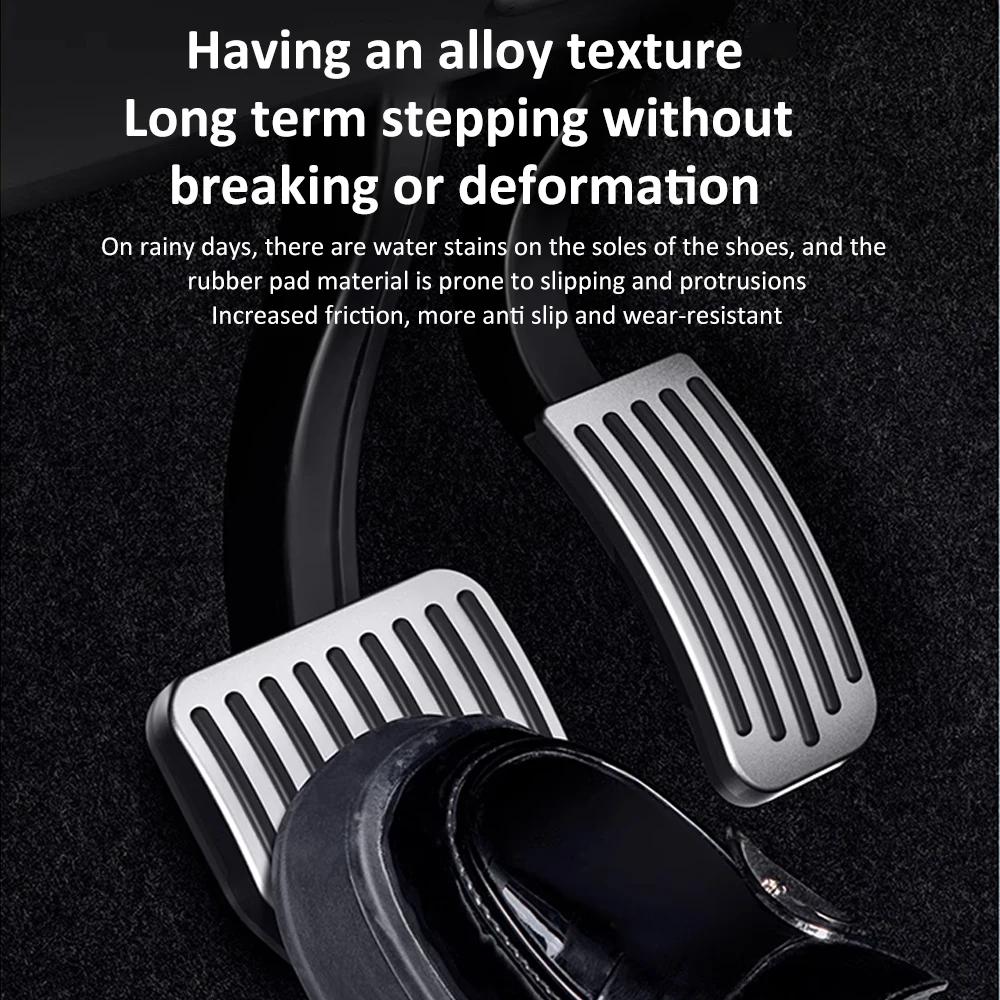 For Nissan Qashqai J12 2024 2024 2024 Stainless Steel Car Foot Pedals Brake Non-slip No Drilling Alloy Covers Parts Accessories