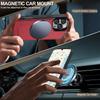 LC.IMEEKE For iPhone 16 Pro Max Magnetic Case Compatible with MagSafe Leather+TPU Back Cover
