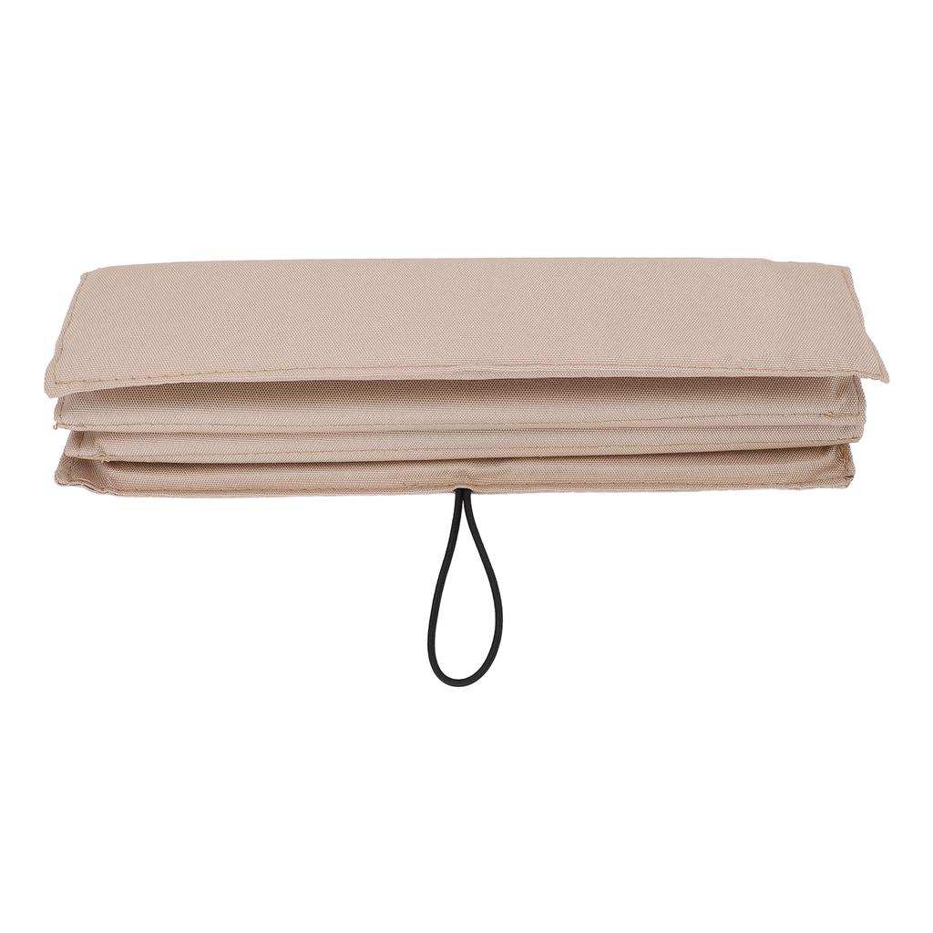 Foldable Camping Sitting Pad Water Proof Lightweight Folding Sitting Cushion for Hiking Backpacking 44x32cm Khaki