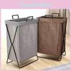 Cotton Collapsible Laundry Basket For Home Bedroom Dorm Room Storage