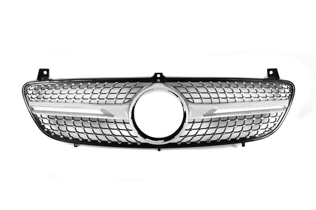 

Diamond Silver front grille (2004-2010) for Mercedes Vito W639