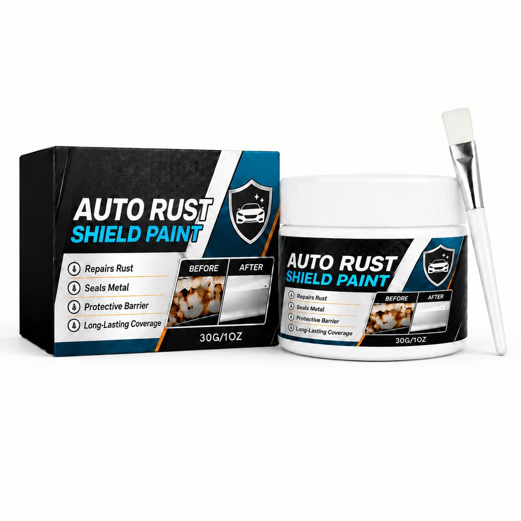 Automotive Rust-Preventive Paint Kit: Fades Rust Stains, Seals Metal, Protects Surface Layer, DIY Car Repair for Vehicles.
