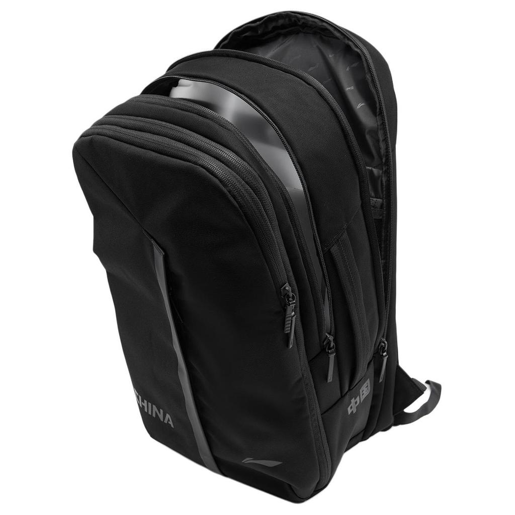 New LiNing Glory Series Polyamide Backpack Unisex Black ABSV279-1