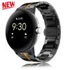 Pulseira de Aço Inoxidável Para Google Pixel 4/3/2/1 41mm Pulseira de Metal Luxuosa Fivela Dobrável Para Pixel 4/3 45mm Pulseira Masculina de Negócios