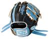 Rawlings GAMER TRAINING GH5GTK4T Baseball Training Throw Glove, Hard, Glove, Black/Sax, T-inch, Right-Handed