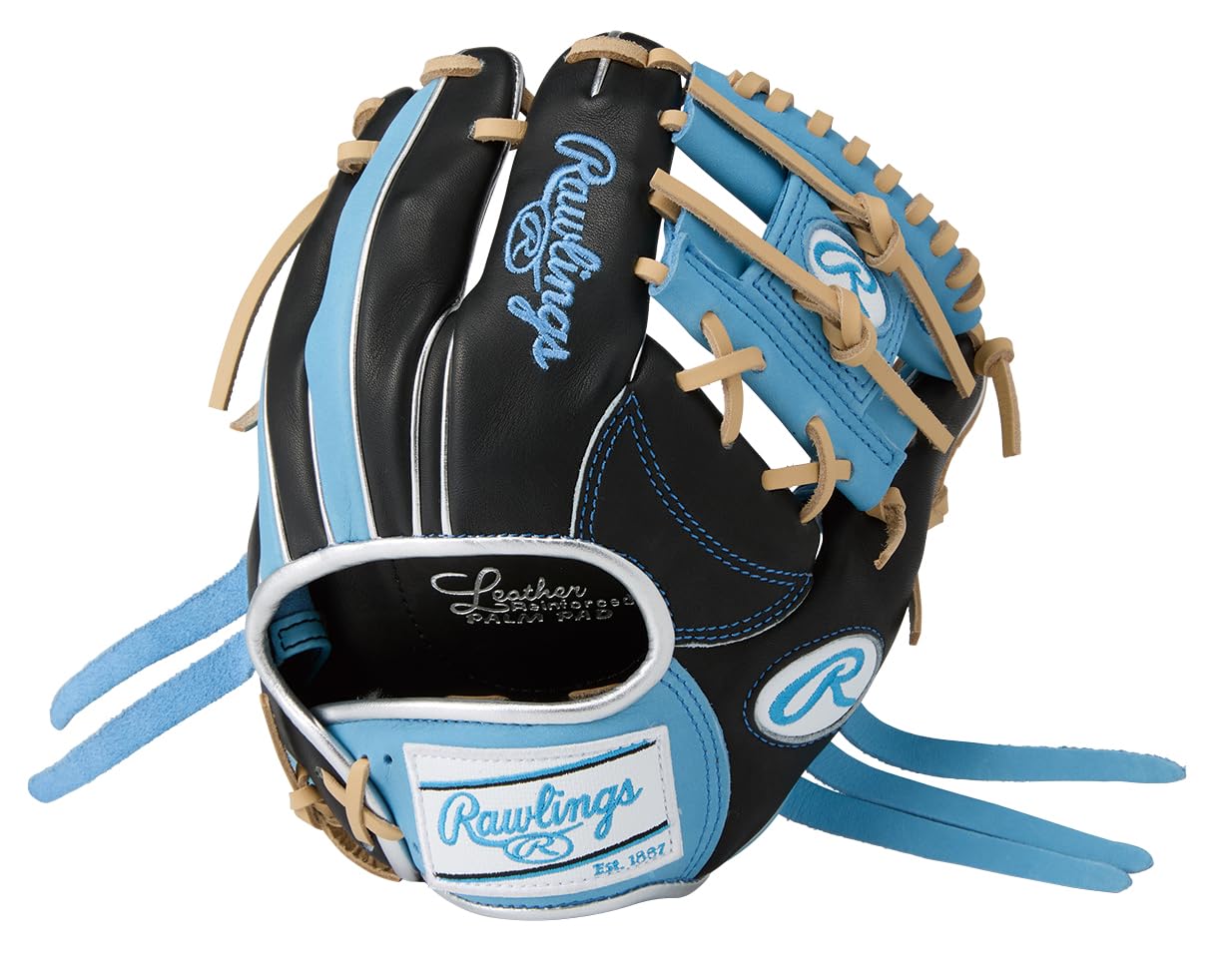 

Rawlings GAMER TRAINING GH5GTK4T Baseball Training Throw Glove, Hard, Glove, Black/Sax, T-inch, Right-Handed