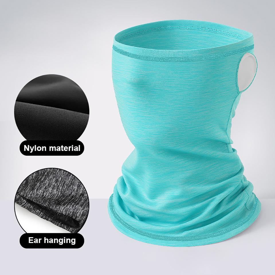 Getinfit 1 Stück Radmaske Atmungsaktiver Sonnenschutz Schleier Schal Outdoor Pendler Sport Angeln Bergsteigen Schal Männer Frauen Unisex