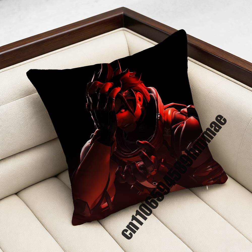 For Emre O-Overwatch Throw Pillow Case Sham 45X45Cm 40X40Cm Square Car Pillowcase Pad Cushion Cover