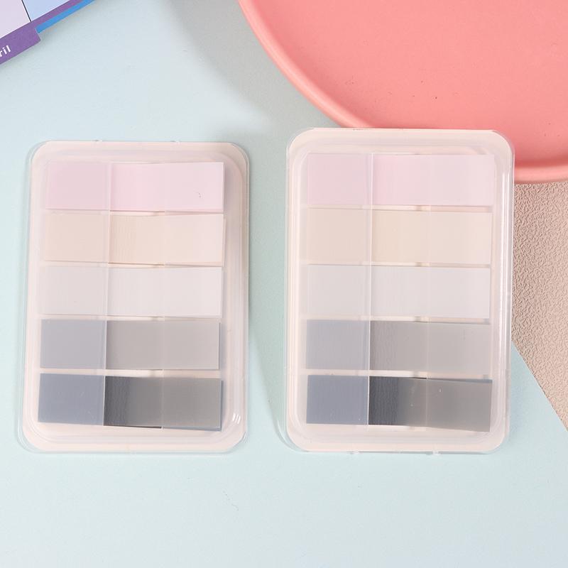 

2 Коробки 200 шт. Наклейки Выдвижные Липкие Разделители Закладки для Страниц Липкие Разделители Письменные Страничные Липкие Заметки Прозрачный Цвет