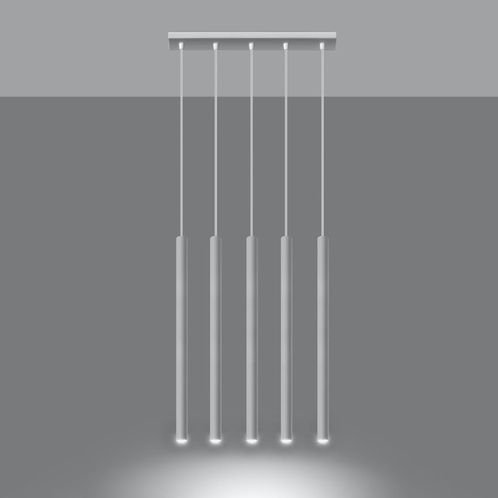 Lampa Wisząca Mossa 5 G9 Biały Lumilo 04.414.68
