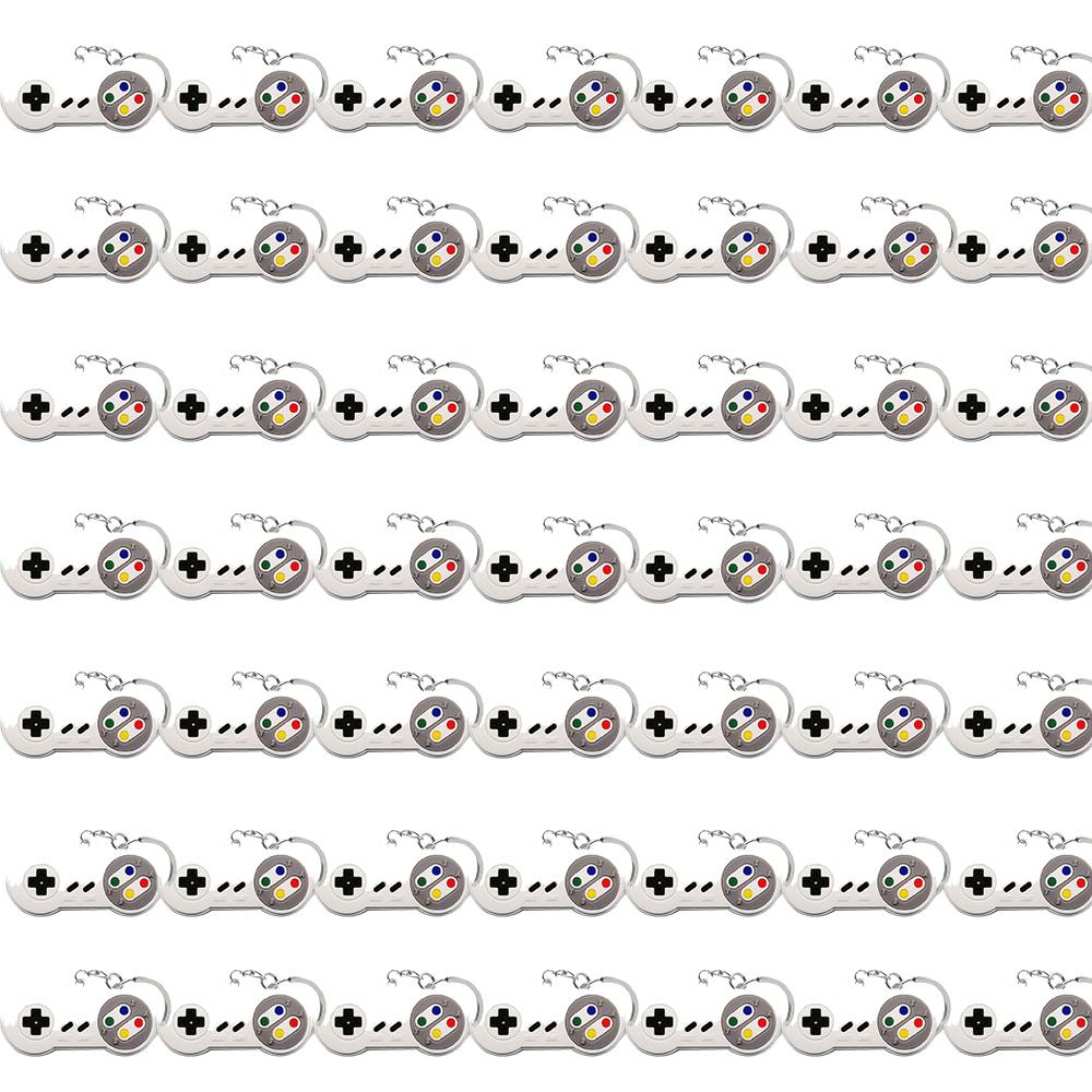 50PCS Keychain for Boys Men Gamepad Keyring Joystick Game Controller Key Accessories fit Handbag Key Pendant Friends Key Gifts