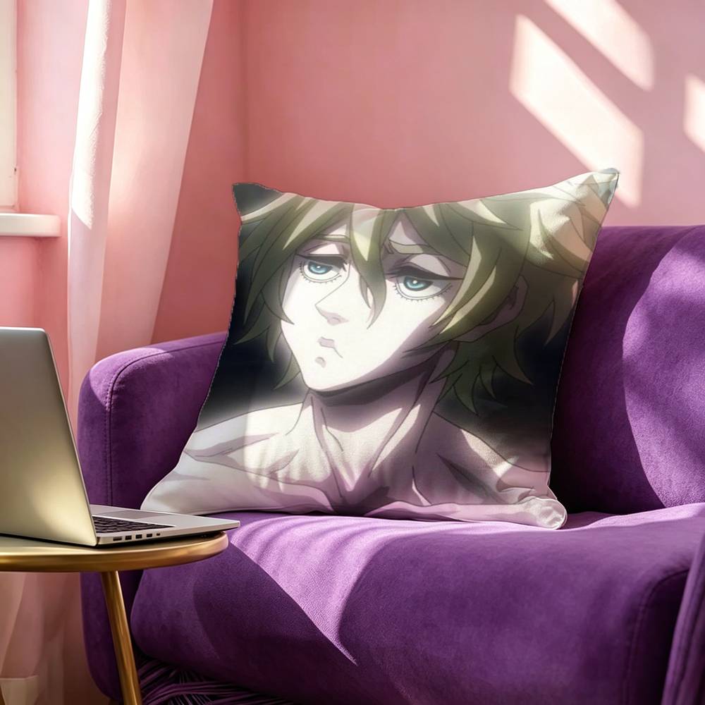 R-Record of Ragnarok Adam Pillow Case Square Double-Sided Sofa Cushion Cover Bedroom Bedside Pillow