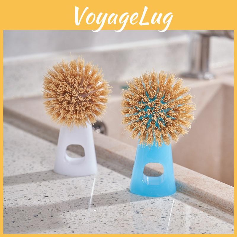 Scrubber Sink Kitchen Brush With Upright Design For Easy Cleaning Pans Pots