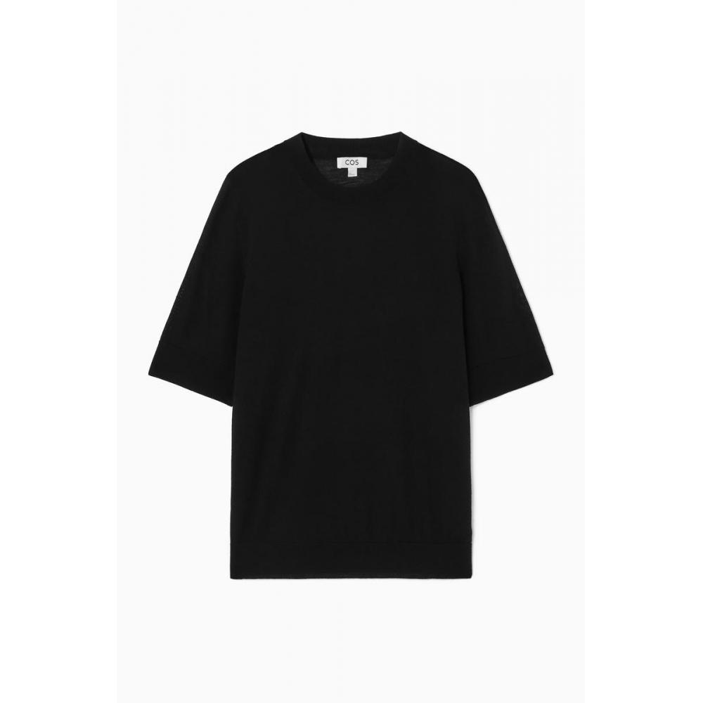 COS Japan Merino-Wolle Strickhemd