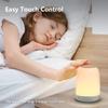 Nursery Night Light for Kids, Baby Night Light with Dimmable Warm Light, 5 Color Changing Light, USB Rechargeable Bedside Night Light Lamp for