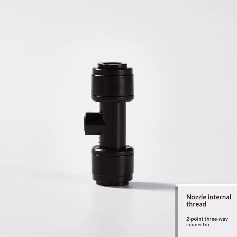 RO Water Filter Fittings Food-Grade POM Straight Elbow Tee PE Pipe Bulkhead Connector for Home Reverse Osmosis System