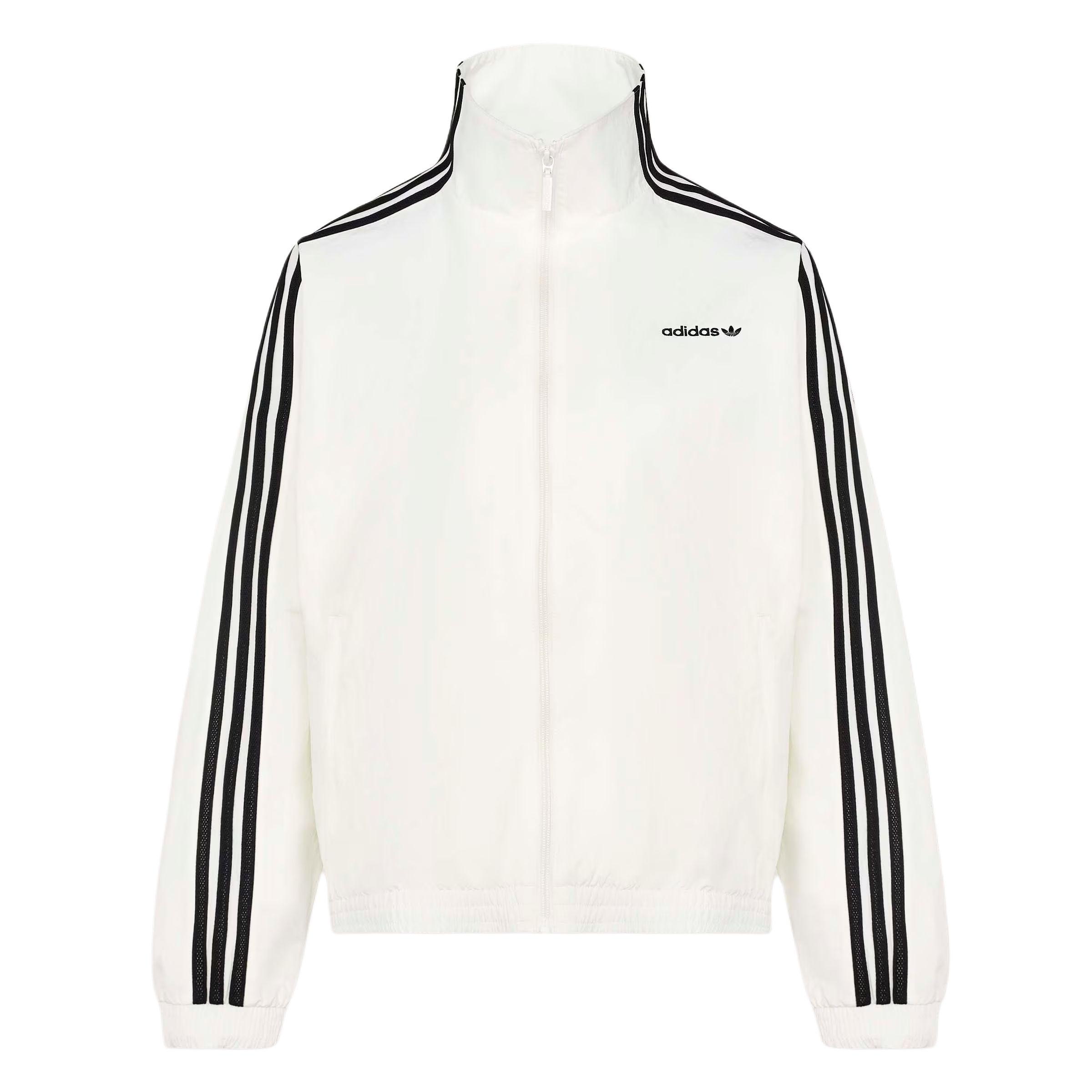 

Adidas Originals Track Top Classic Sports Zip Fashion High Collar Jacket Women Jacket KX7978 XL