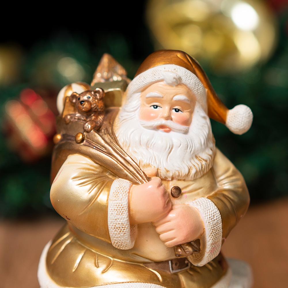 New Resin Santa Christmas Ornaments: Festive Home & Living Room Decorations