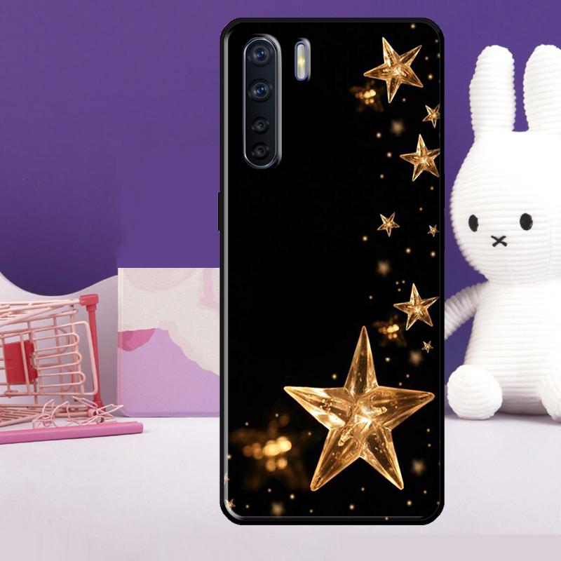 Bright Stars Art Case For Oppo A54 A74 A94 A80 A60 A40 A18 A38 A58 A78 A98 A96 A76 A16 A15 A17 A57 A77 A5 Pro