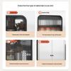 WEZHO Stainless Steel Kitchen Storage Sideboard CN Plug (adapter Included)