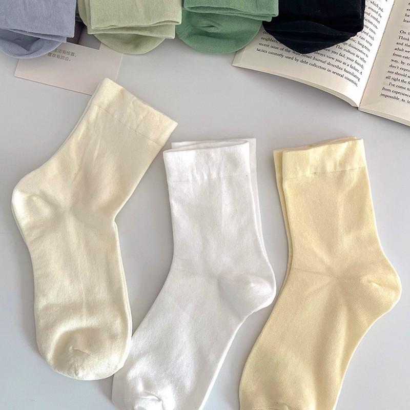 Women's Antibacterial Cotton Slouch Socks: Odor-Resistant, High Elasticity, Seamless, Loose Cuff, Anti-Pilling, Versatile for Postpartum Wear