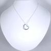 [Used] TIFFANY/Tiffany 925 Open Heart Pendant/Necklace/j8-8