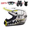 Full Face Motorcycle Helmet Off-Road ATV Dirt Bike Downhill Mountain Karting Adult Unisex ABS Safety Gear