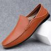 New Moccasins Penny Loafer ShoesD riving Shoes Comfy Non-slip Slip on Faux Suede Shoes Footwear Metal Statue Lazy Beanie Shoes